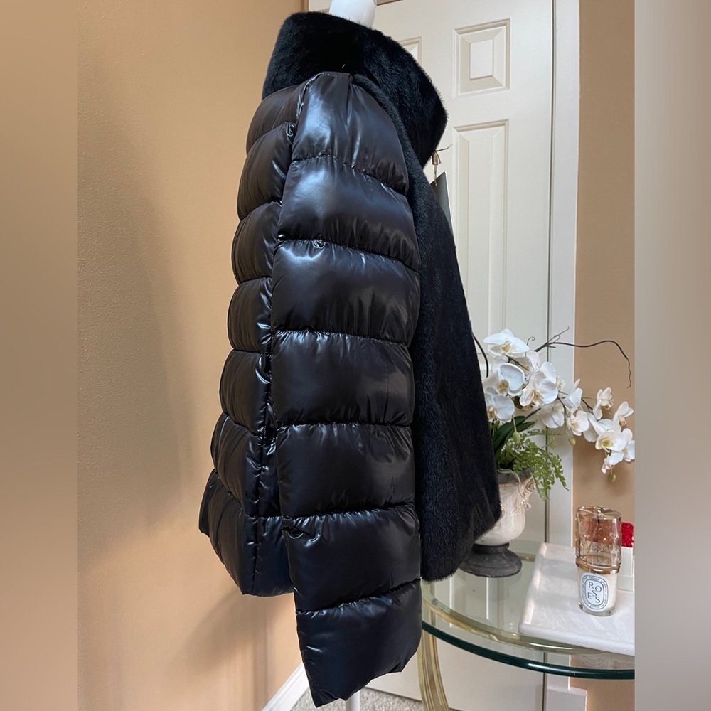 Herno Black Jacket size 48 NEW $675 - Picture 3 of 17